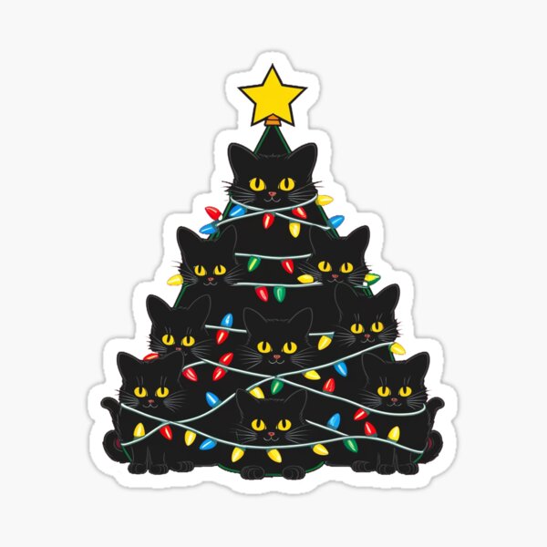 Item preview, Meowy Christmas Classic - Festive Cat Christmas designed and sold by azoraic.