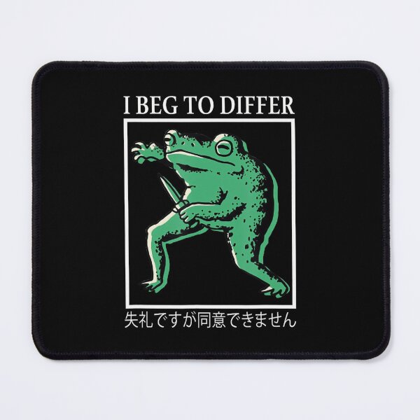 Item preview, I Beg To Differ Frog Japanese Funny designed and sold by spirorinin.