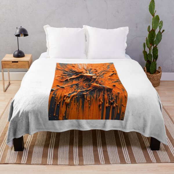 Item preview, Melding With The Color Flow; Orange; designed and sold by StickerApe.