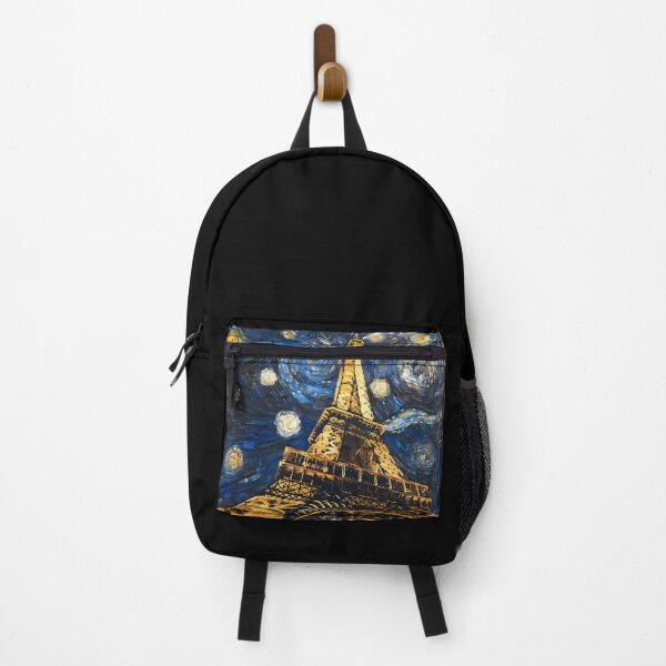 Aperçu de l'œuvre Nuit étoilée à Paris Vincent Van Gogh Nuit étoilée Tour Eiffel créée et vendue par Vangoholic.