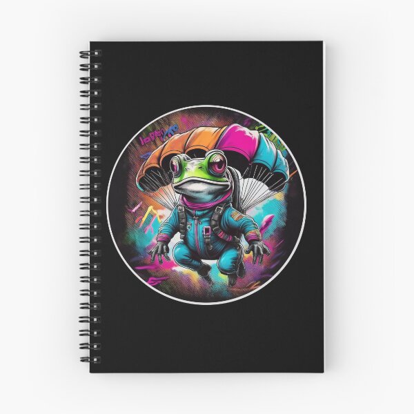 Item preview, Graffitti Sky diving Frog designed and sold by Boxing Kangaroo Retail Company.