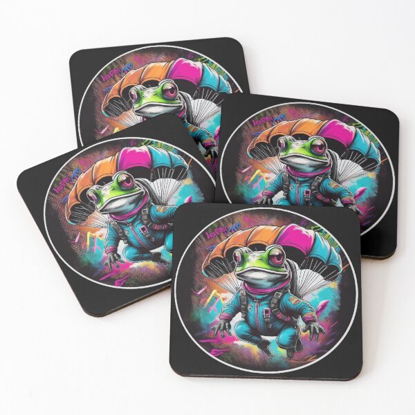 Item preview, Graffitti Sky diving Frog designed and sold by Boxing Kangaroo Retail Company.