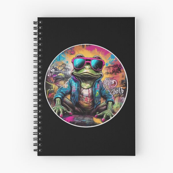 Item preview, Graffitti Frog in Sunglasses  designed and sold by Boxing Kangaroo Retail Company.