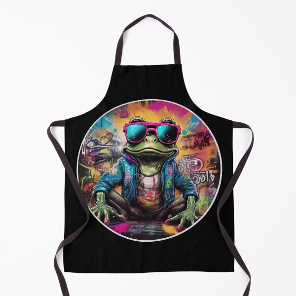 Item preview, Graffitti Frog in Sunglasses  designed and sold by Boxing Kangaroo Retail Company.