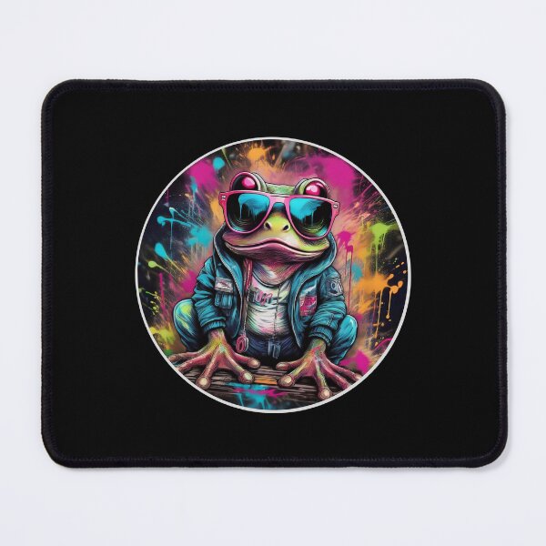 Item preview, Graffitti Frog in Sunglasses  designed and sold by Boxing Kangaroo Retail Company.