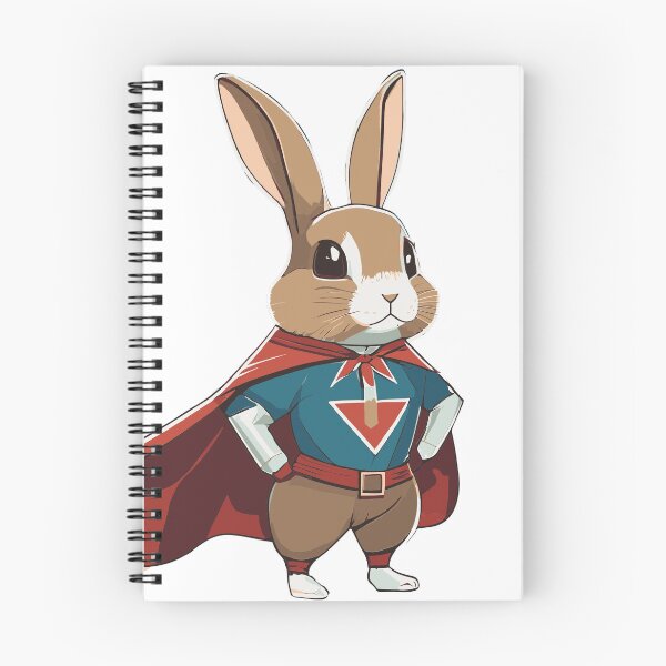 Artikelvorschau, Hase als Superheld – Der Superhelden-Hase entworfen und verkauft von BysonDesigns.