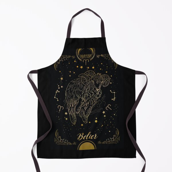 Item preview, Aries sign astrology gold and black designed and sold by asamijess.