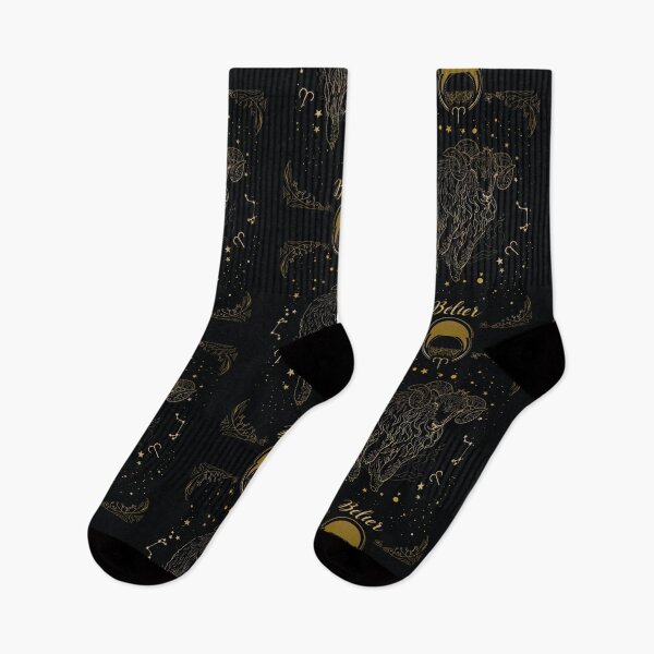 Item preview, Aries sign astrology gold and black designed and sold by asamijess.