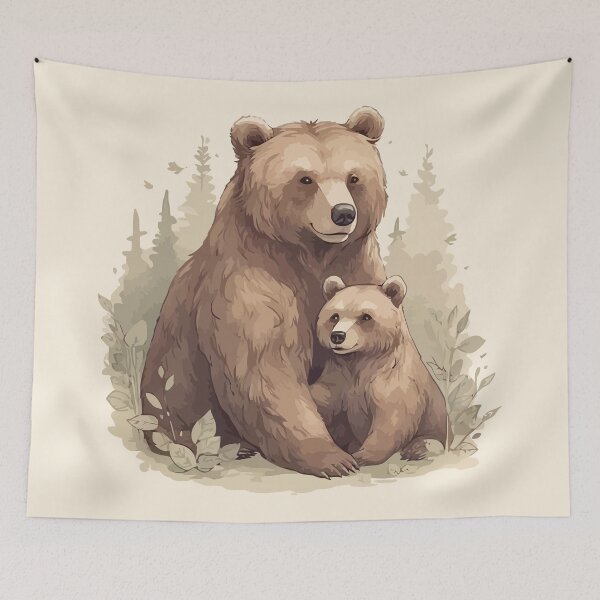 Item preview, Bear mom designed and sold by Amir Faysal.