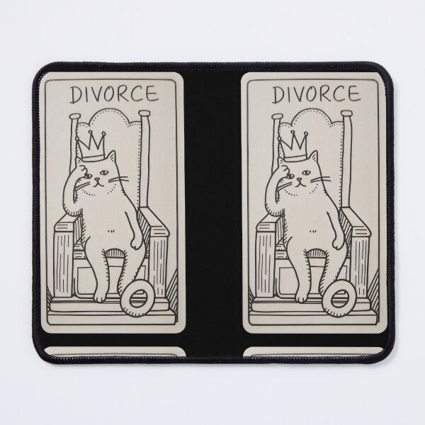 Item preview, Divorce Tarot Cat – Regal Cat on Throne, Single and Independent designed and sold by Cherry-Cat.