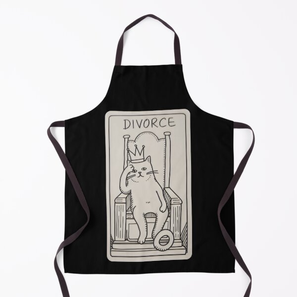 Item preview, Divorce Tarot Cat – Regal Cat on Throne, Single and Independent designed and sold by Cherry-Cat.