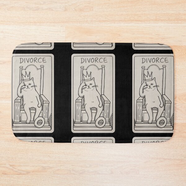 Item preview, Divorce Tarot Cat – Regal Cat on Throne, Single and Independent designed and sold by Cherry-Cat.