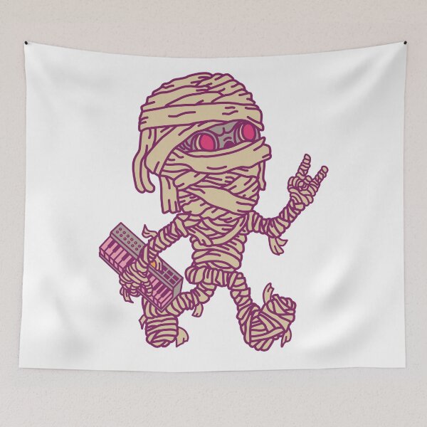 Item preview, Halloween Mummy Keyboardist designed and sold by SpectacledBoi.