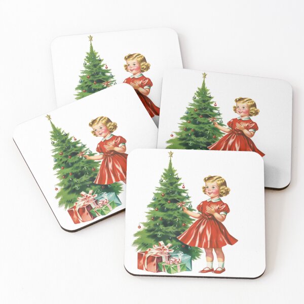 Item preview, Vintage Christmas Girl designed and sold by Sromwit Bunrid.