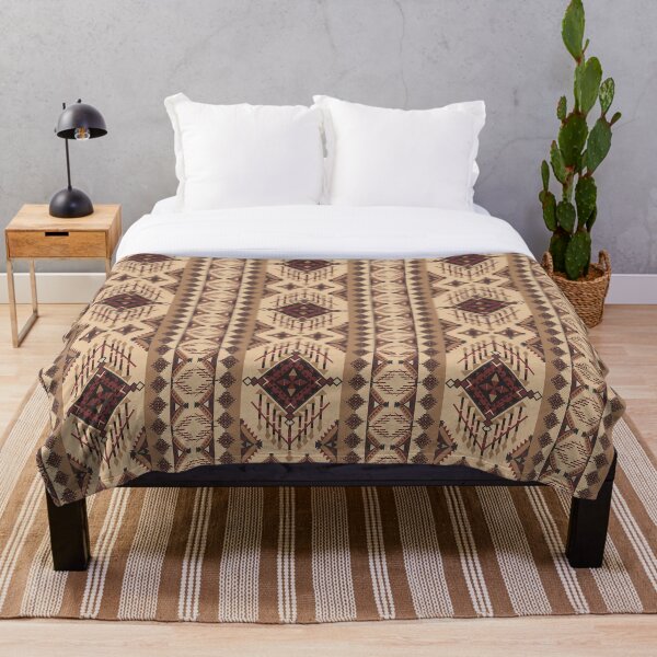 Item preview, ethnic pattern, geometric,on background, red brown,design, tribal fabric, native american,for tiles,and rugs.Vector illustration,seamless. designed and sold by DMTJ.