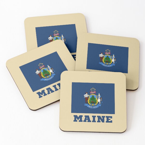 Item preview, Maine - Flag of State designed and sold by Amazing States of America.