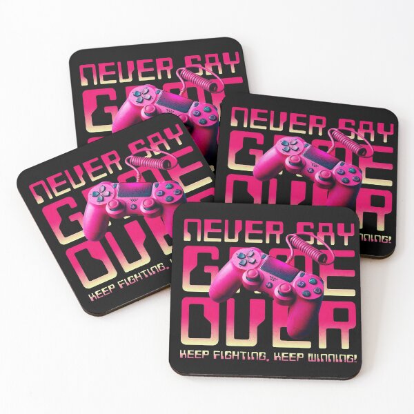 Item preview, Never Say Game Over Keep Fighting Keep Winning designed and sold by LuizSilva1983.