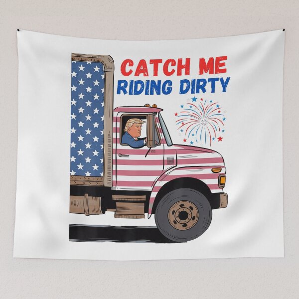 Item preview, Catch Me Riding Dirty Garbage Vote Truck designed and sold by NetlandWewerka.