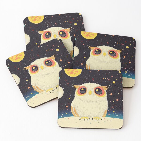 Item preview, Owl that lives on the moon designed and sold by GagamellGray.