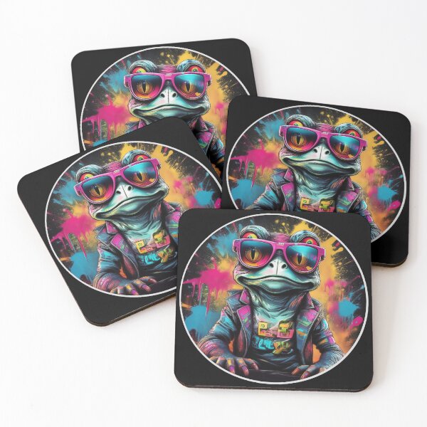 Item preview, Graffitti Frog in Sunglasses  designed and sold by Boxing Kangaroo Retail Company.