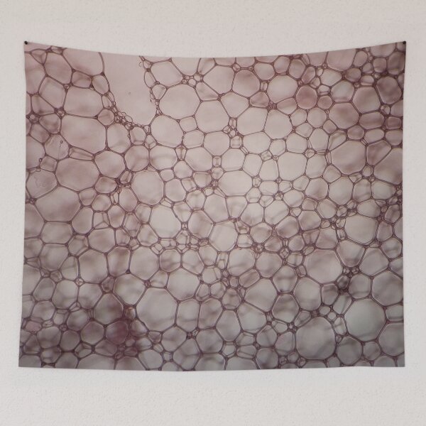 Item preview, Shaving foam with little ink, microscope 80x designed and sold by Denis Rösler.