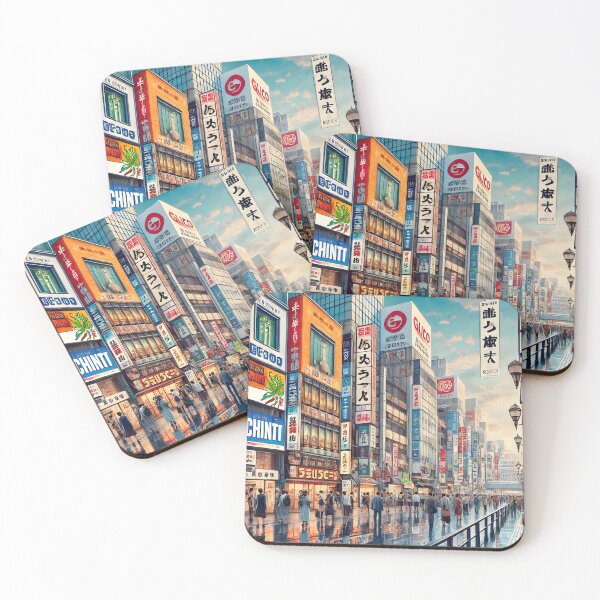 Item preview, Dotonbori Osaka Illustration designed and sold by unrealartwork.
