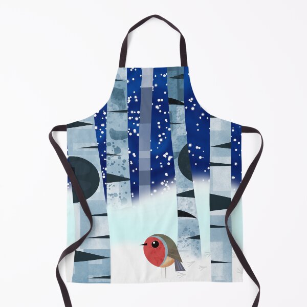 Item preview, Robin Redbreast in Winter Forest designed and sold by Andrew  Hitchen.