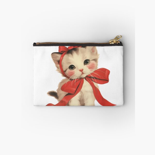 Item preview, Coquette Vintage Christmas Cat designed and sold by Sromwit Bunrid.