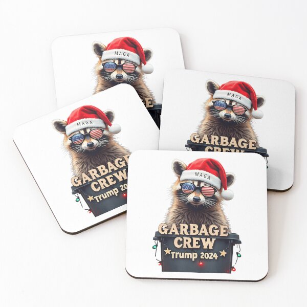 Item preview, Christmas Raccoon Garbage Crew 2024 designed and sold by NetlandWewerka.