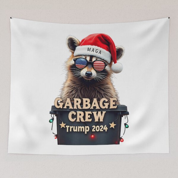 Item preview, Christmas Raccoon Garbage Crew 2024 designed and sold by NetlandWewerka.