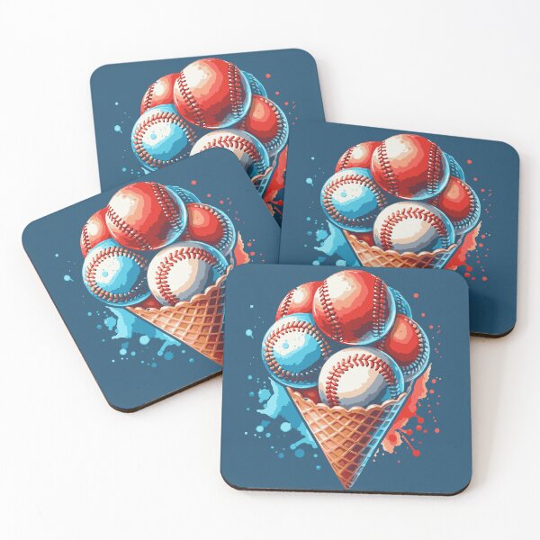Item preview, Baseball Balls Ice Cream Cone designed and sold by RayCrimson.