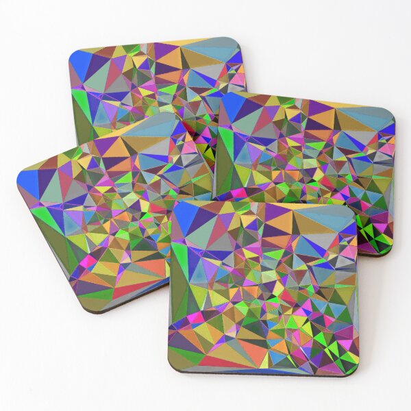 Item preview, Abstract Multicolored Scattered Fractal Pop 14 designed and sold by SXW Designs.