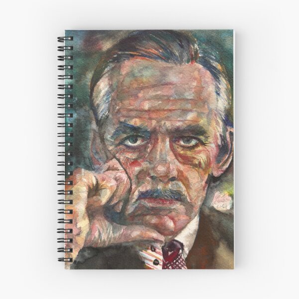 Item preview, EUGENE O’NEILL watercolor portrait .1 designed and sold by lautir.