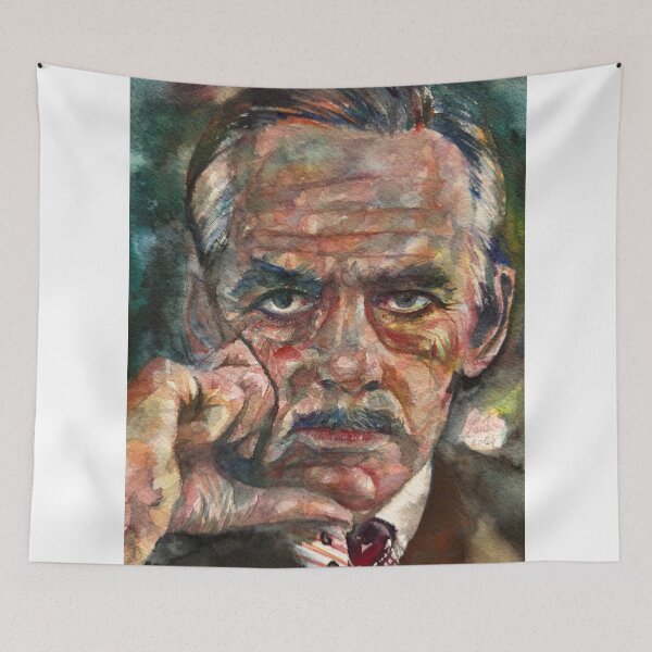 Artikelvorschau, EUGENE O'NEILL Aquarellporträt .1 entworfen und verkauft von lautir.