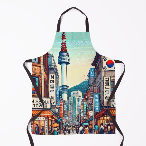 Item preview, Seoul Tower Pixel Art designed and sold by unrealartwork.