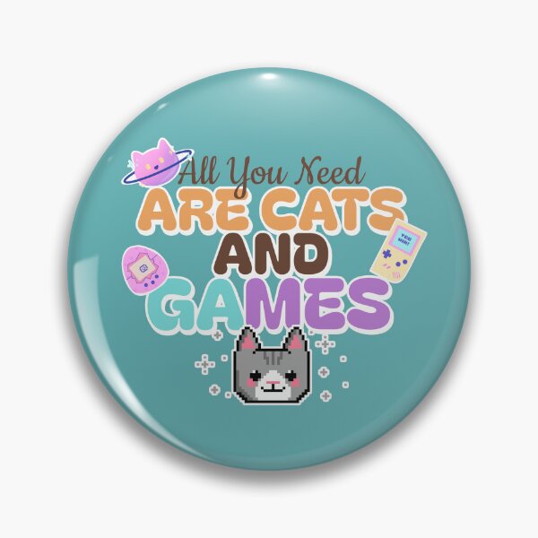 Item preview, All You Need are Cats and Games - Cute Gamer designed and sold by Circle-Cats.