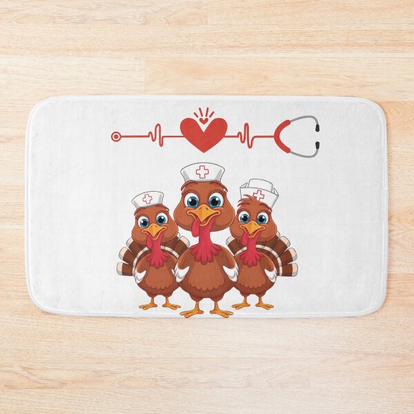 Item preview, Pediatric Nurse Gobble Squad , One Thankful Nurse, Funny Thanksgiving  Nurse Turkey designed and sold by KolorellaS.