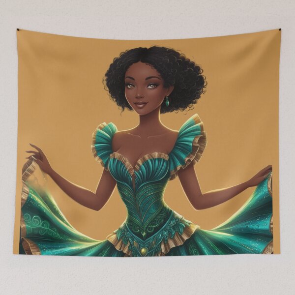 Item preview, Jibaro siren illustration Art Print designed and sold by BCD BRANDS.