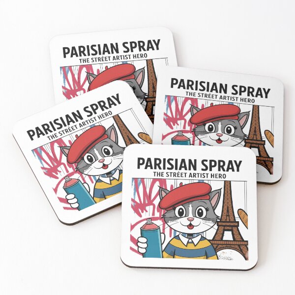 Item preview, Parisian Spray - The Street Artist Hero designed and sold by ObjCrea123.