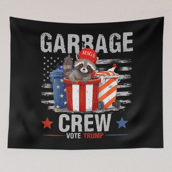 Item preview, Garbage Crew Vote 2024 Funny Raccoon designed and sold by NetlandWewerka.