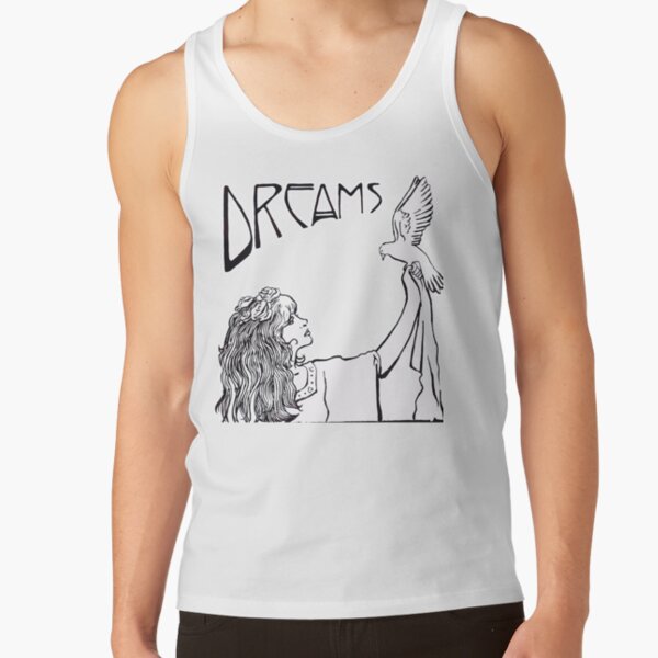 Stevie Nicks- Art Nouveau Style- B&W Tank Top