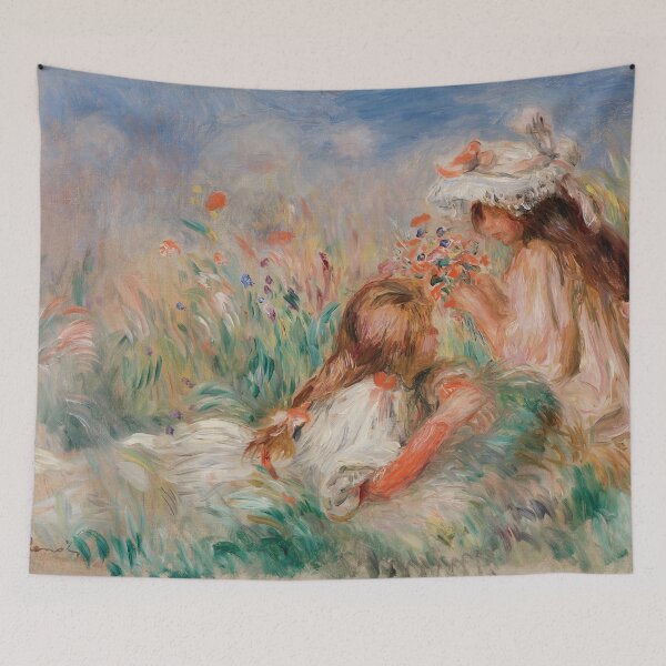 Item preview, Girls in the Grass Arranging a Bouquet designed and sold by Craphe.