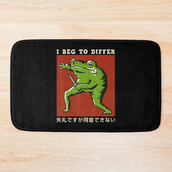 Item preview, I Beg To Differ Japanese Funny Frog designed and sold by spirorinin.
