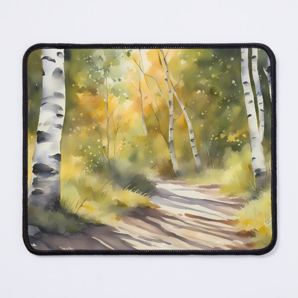 Item preview, Sunny Birch Trees Pathway designed and sold by CalmnessbyChoice.