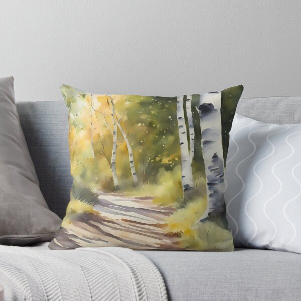 Item preview, Sunny Birch Trees Pathway designed and sold by CalmnessbyChoice.