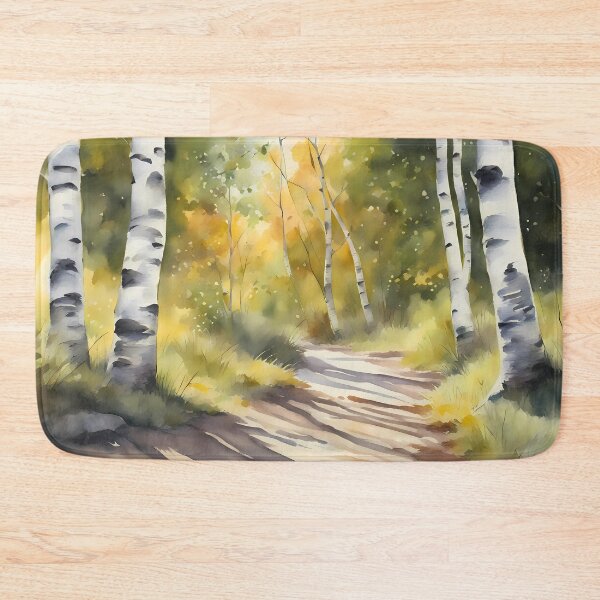 Item preview, Sunny Birch Trees Pathway designed and sold by CalmnessbyChoice.