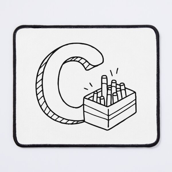 Item preview, Illustration of Chalk in the Box Beside Letter C designed and sold by rasagamastore.