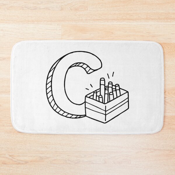 Item preview, Illustration of Chalk in the Box Beside Letter C designed and sold by rasagamastore.