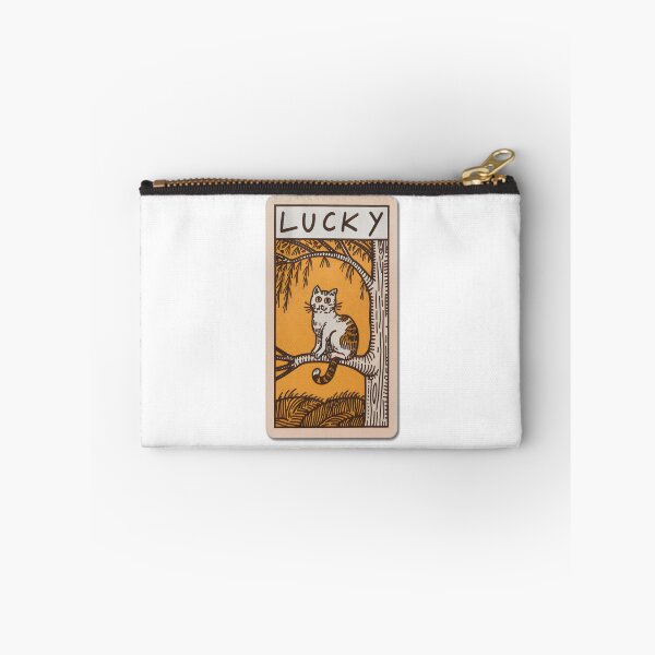 Item preview, Lucky Cat Tarot Card – Feline Fortune in Nature Scene designed and sold by Cherry-Cat.