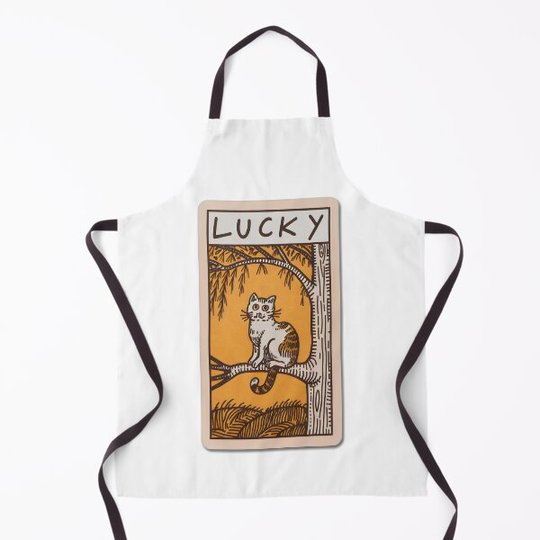 Item preview, Lucky Cat Tarot Card – Feline Fortune in Nature Scene designed and sold by Cherry-Cat.